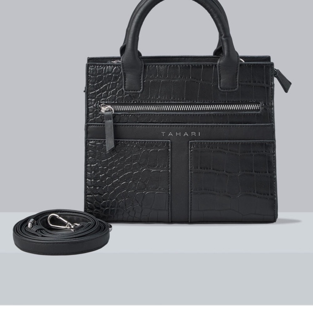 Brand New Tahari Tattler Black Purse